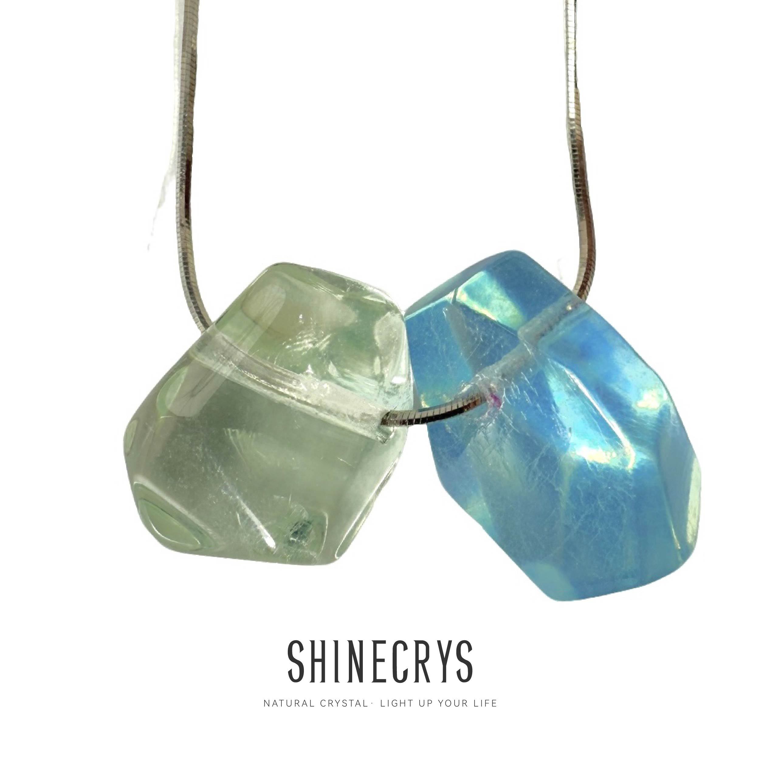 Shinecrys- aquamarine pendant