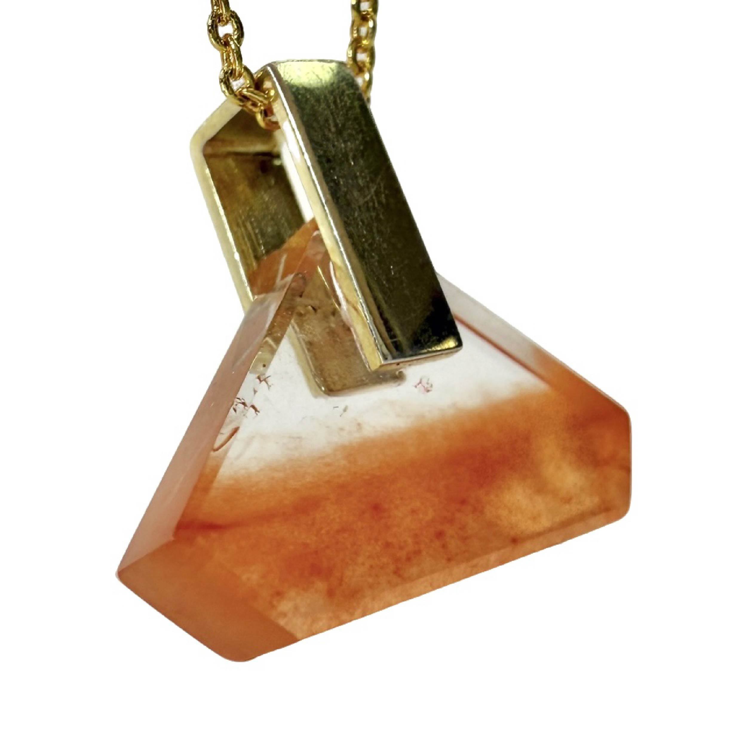Shinecrys- Red quartz pendant