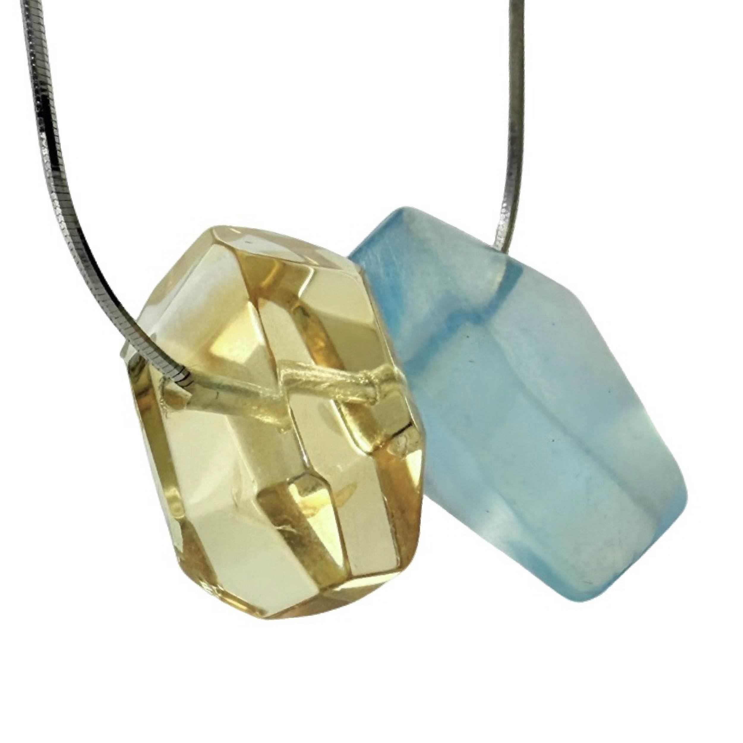 Shinecrys-  aquamarine pendant