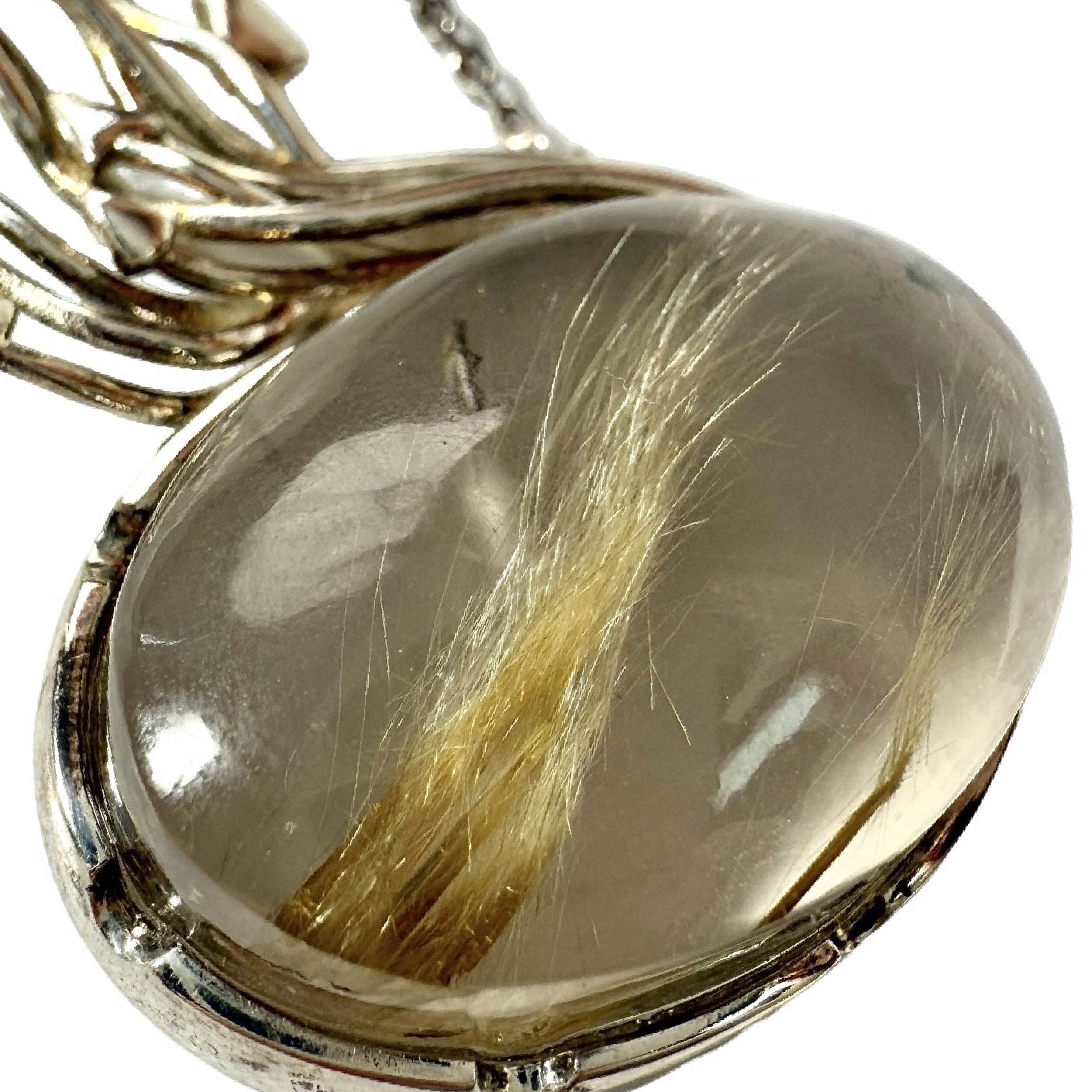 Shinecrys- Golden Rutilated Quartz  pendant