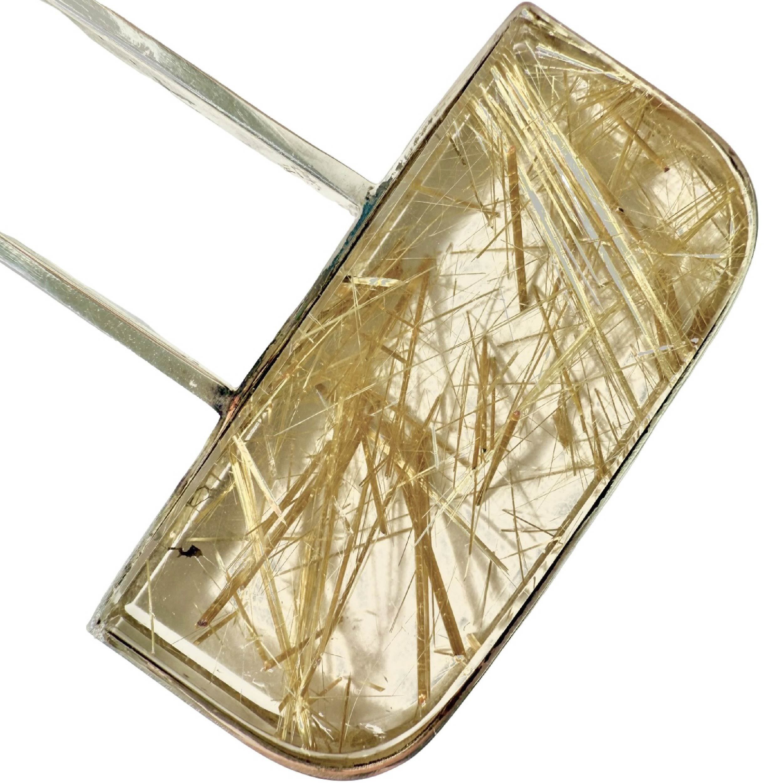Shinecrys- Golden Rutilated Quartz  pendant