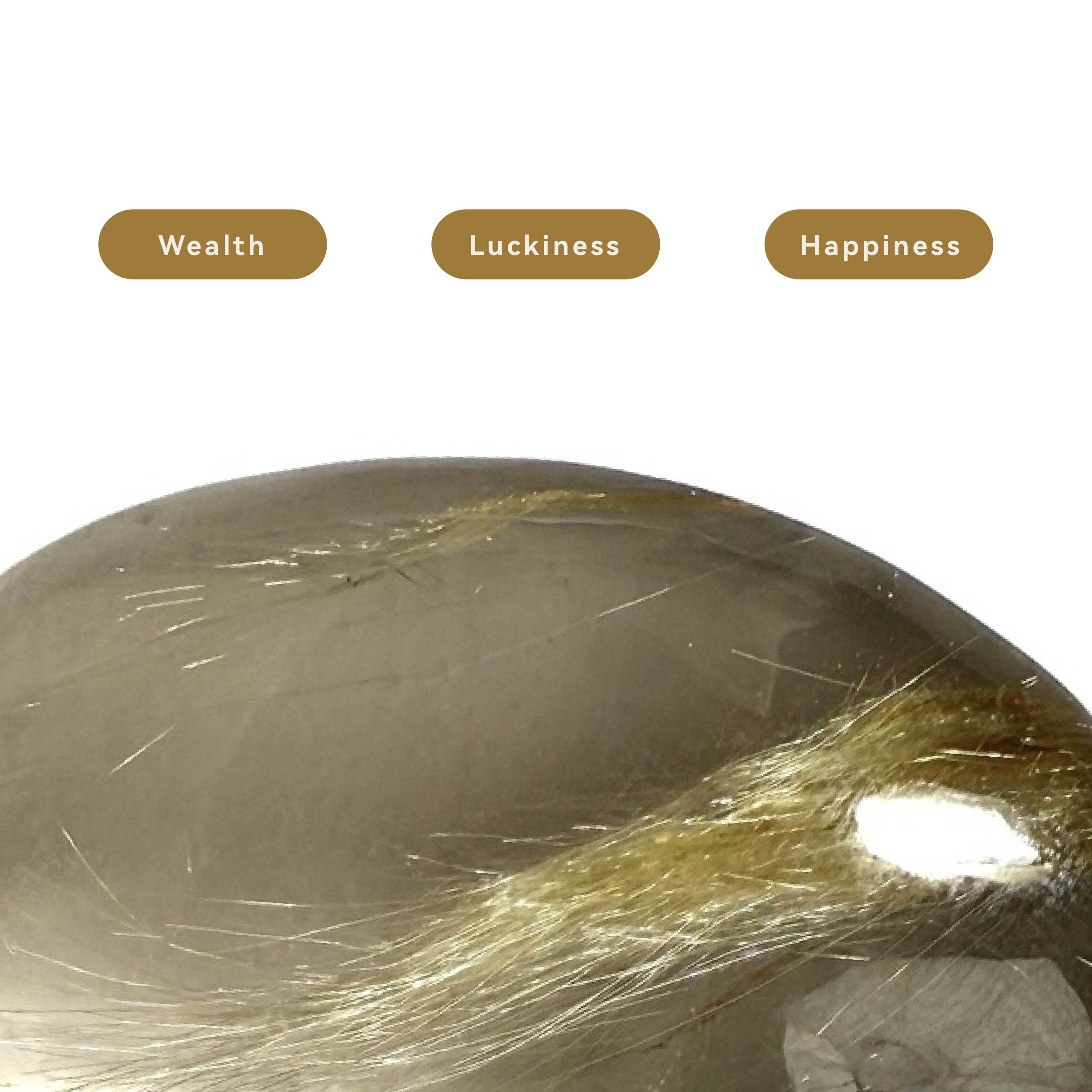 Shinecrys- Golden Rutilated Quartz  pendant