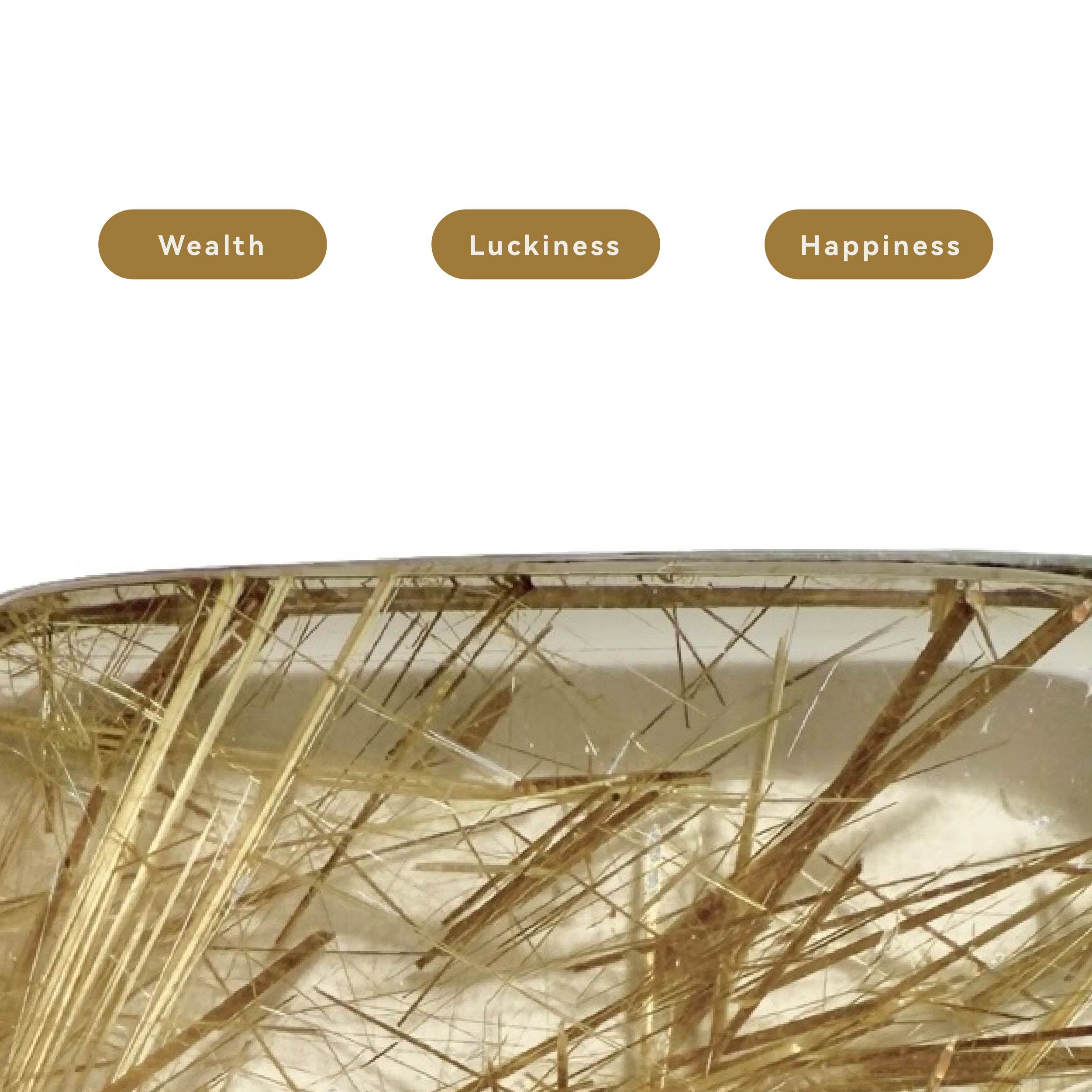 Shinecrys- Golden Rutilated Quartz  pendant