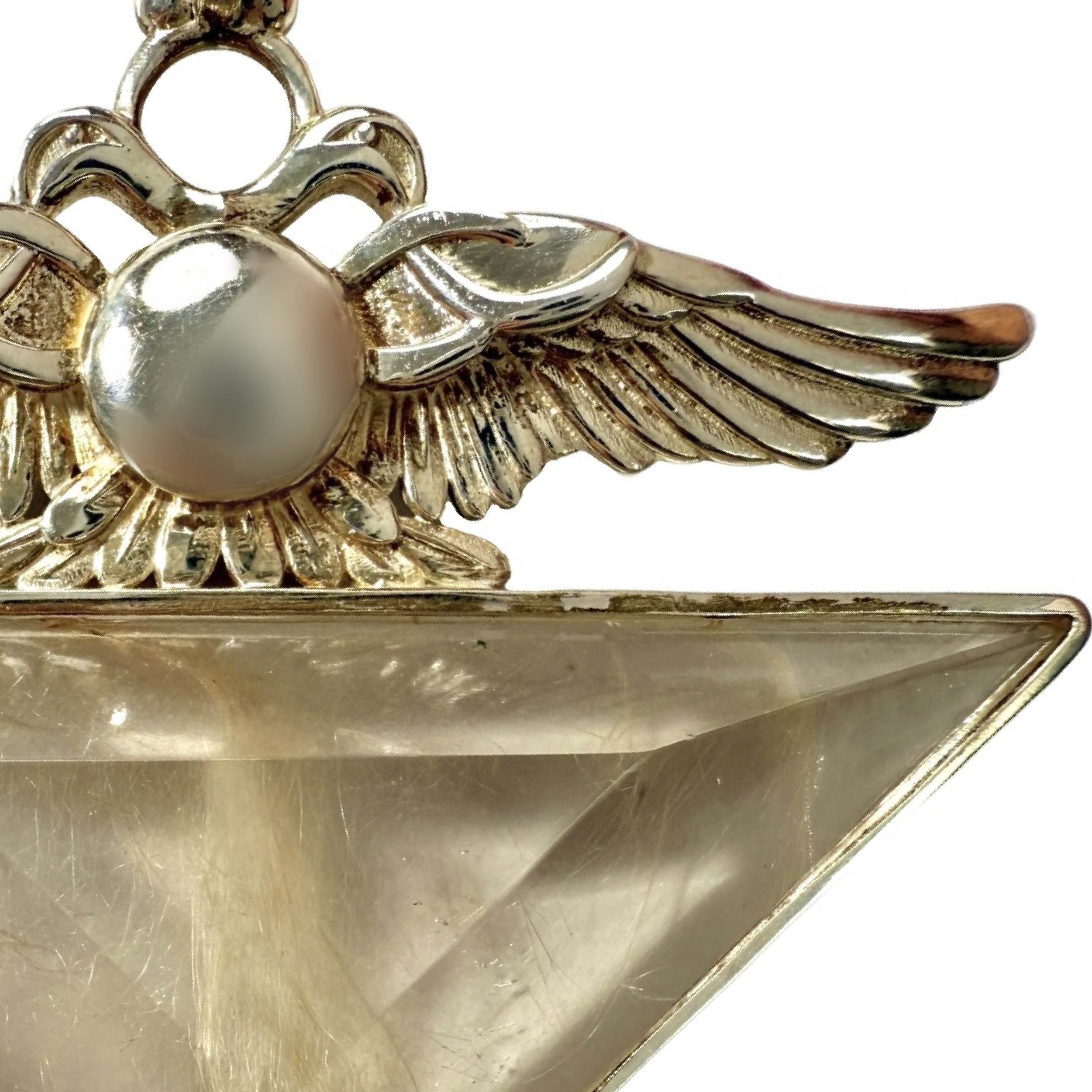 Shinecrys- Golden Rutilated Quartz  pendant