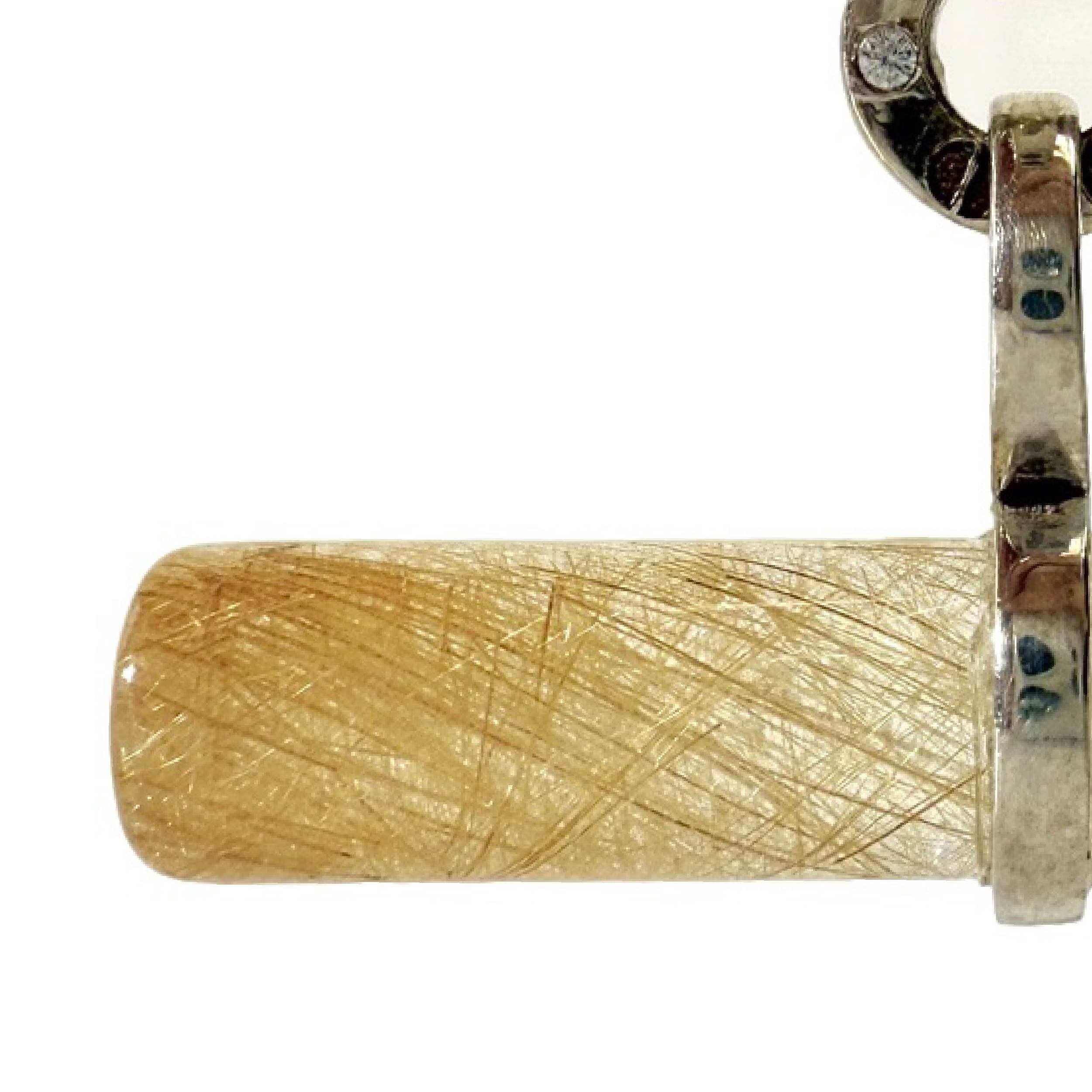Shinecrys- Golden Rutilated Quartz  pendant