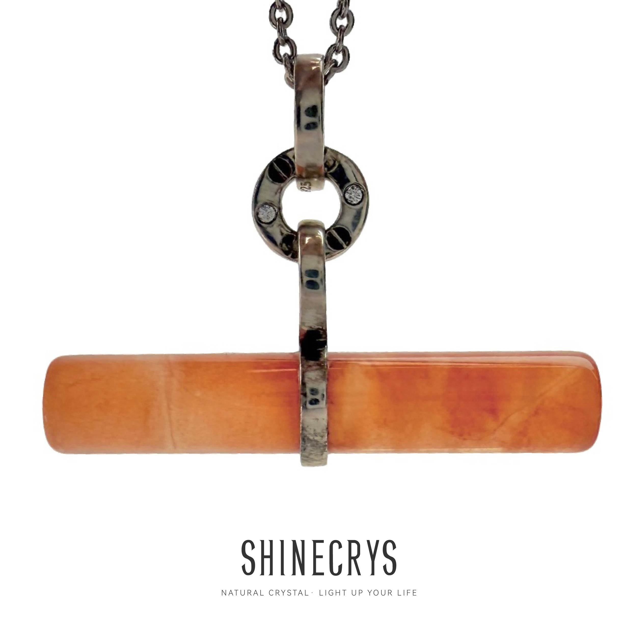 Shinecrys- Red Quartz  pendant