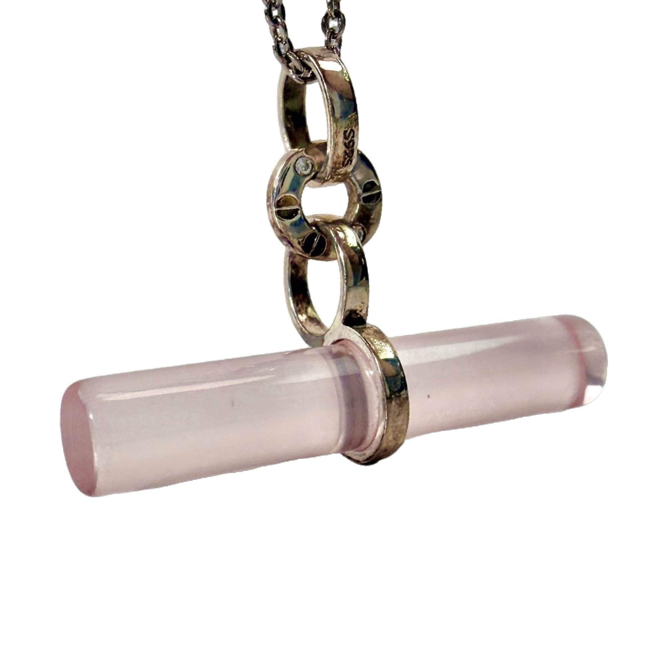 Shinecrys- Rose quartz pendant