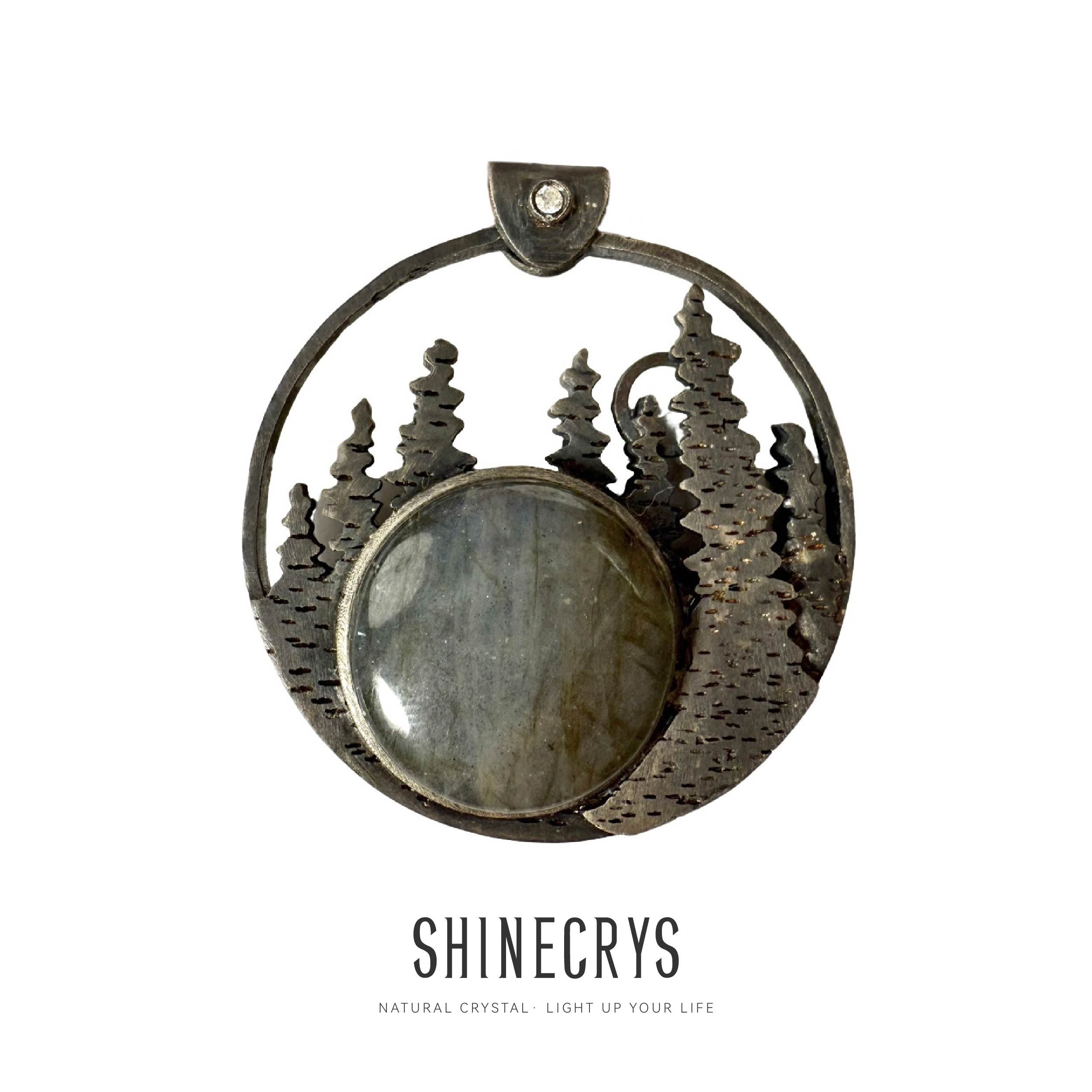Shinecrys- Labradorite  pendant