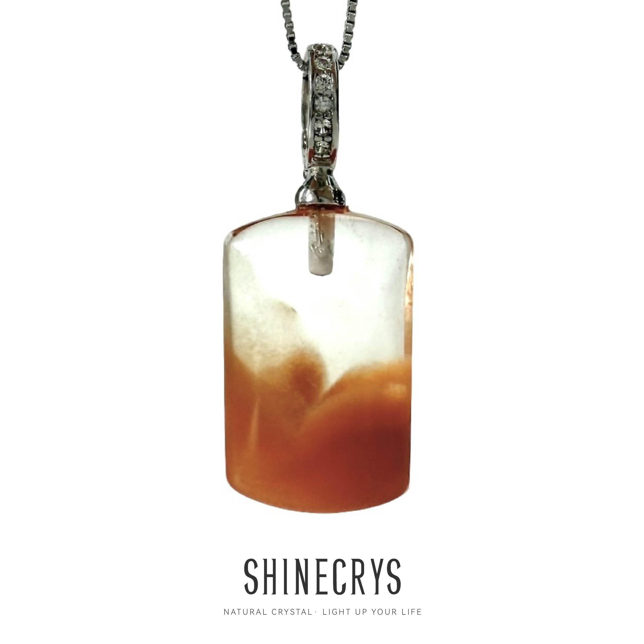Shinecrys- Red quartz pendant