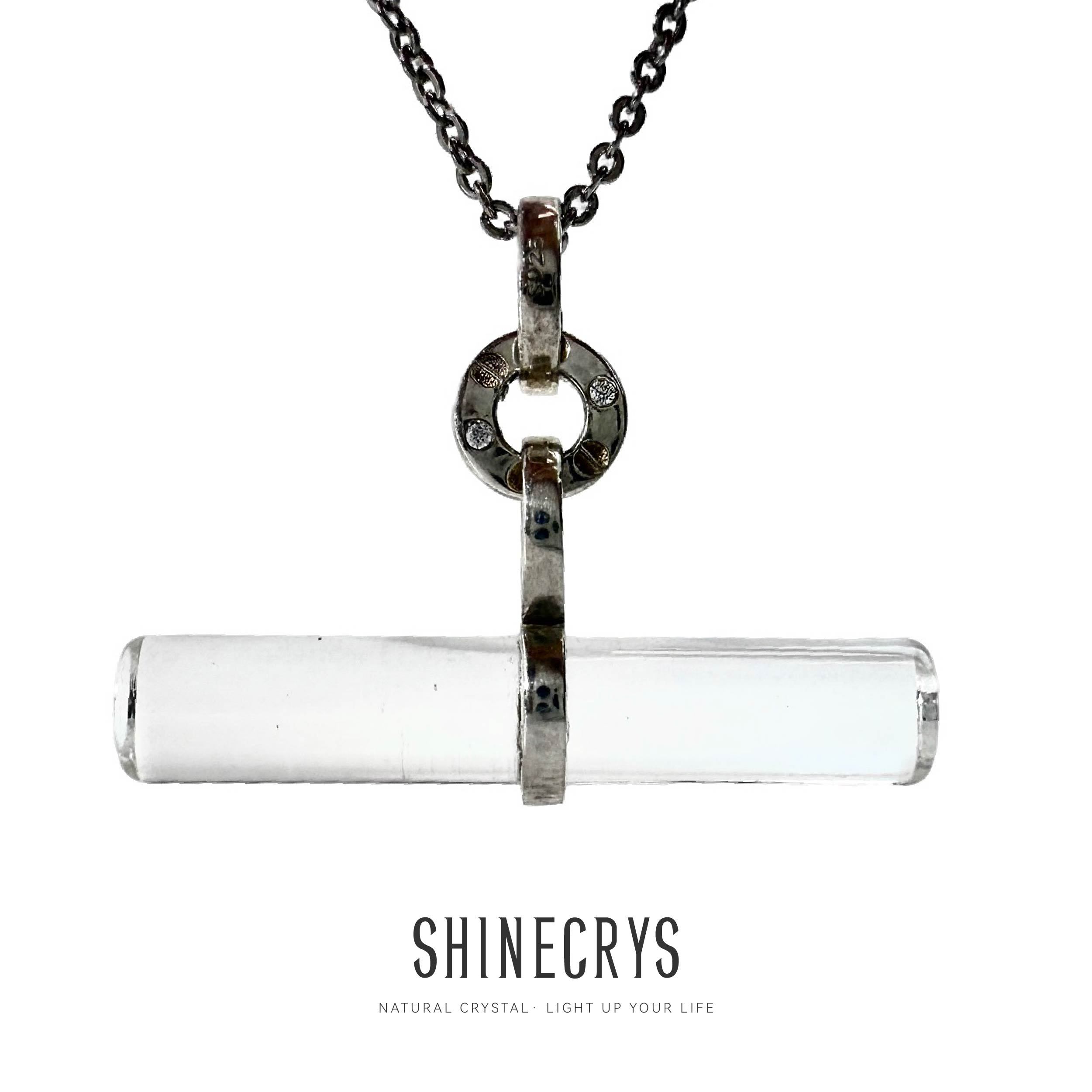 Shinecrys- Clear quartz pendant