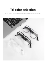 I0113 AI Smart Wireless Translation Glasses 100+ Languages Real-Time Q&A BT5.4 UV Protection Waterproof Universal