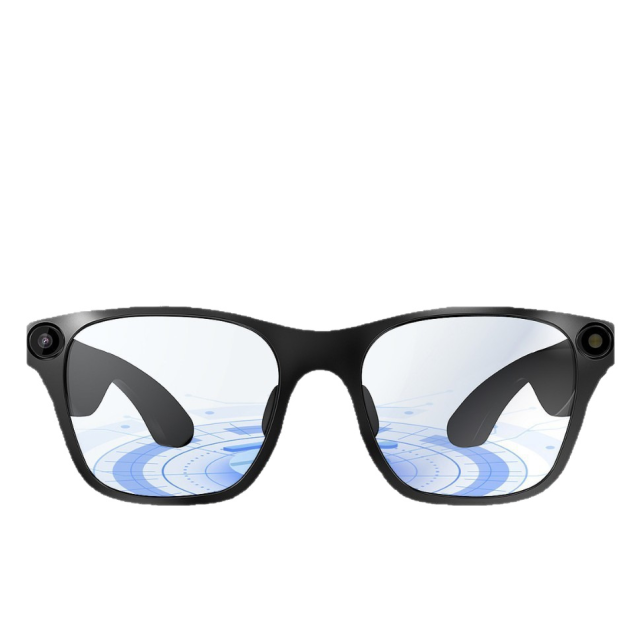 I000136 AI Smart Glasses  First-person Perspective, Anti Blue Light, 2000W Pixel Camera, Photo Taking, Video Recording  Universal Compatibility