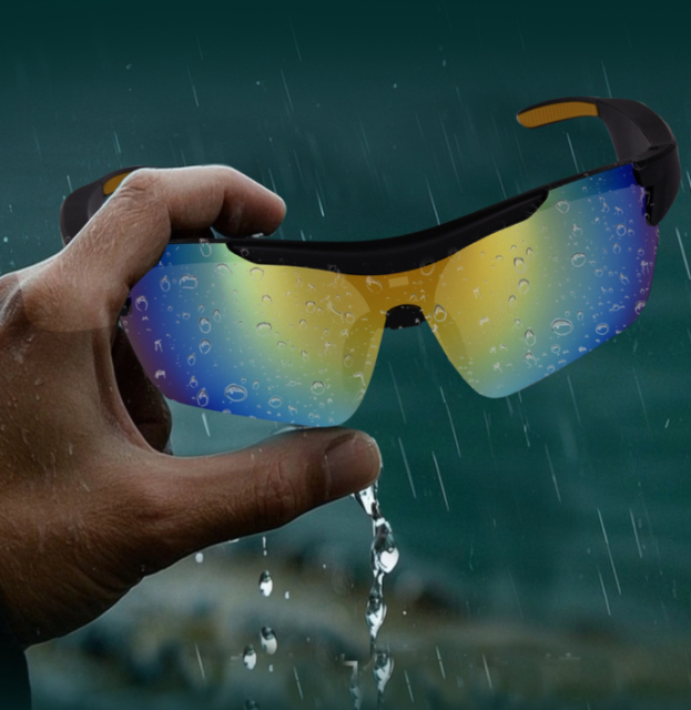 I000156 AI Smart Glasses AI Translation, 1080P Video Capture, IPX5 Waterproof, PC Frame Universal Compatibility