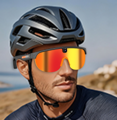 I000154 AI Smart Sports Glasses, AI Camera, Video Shooting, AI Translation, Anti-Shake, First-person Perspective, Adjustable, IPX5 Waterproof  Universal Compatibility