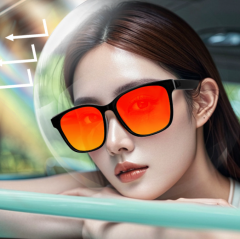 I000302 Smart Sunglasses  UV Protection, Music Playback, Call Function, Noise Reduction, Portable Design  Universal Compatibility