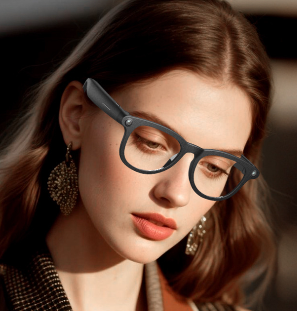 I000152 AI Smart Sunglasses  Anti-Blue Light, Audio & Video & Photo Recording, AI Translator, Wi-Fi  Universal Compatibility