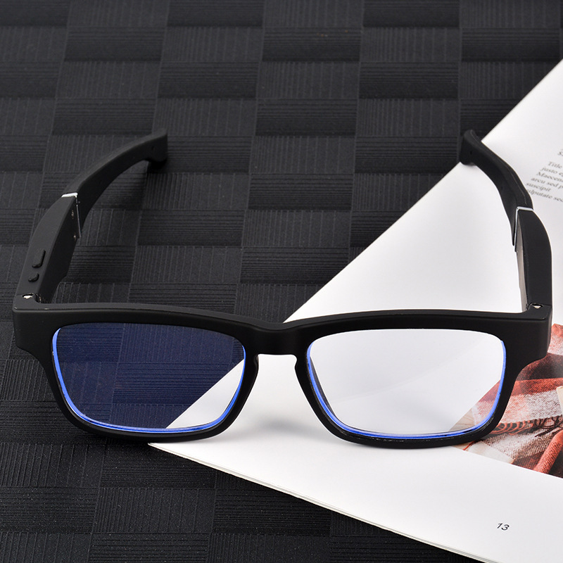 I0011 Smart Glasses  Wireless Audio, Blue Light & UV Protection, Waterproof, BT Call, Music Playback  Universal Compatibility
