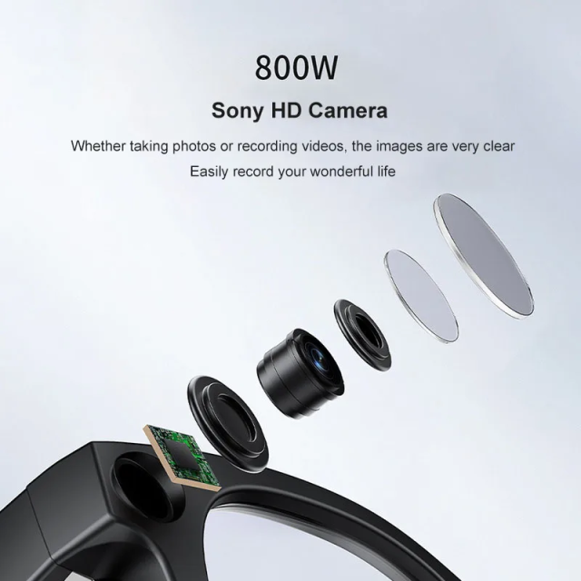 I0123 AI Smart Glasses with ChatGPT, AR Display & 8MP Camera Universal Compatibility