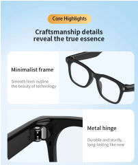 I0120 AI Smart Translation Glasses Hands-Free Camera Video Call Music Glasses