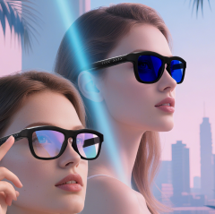 I000139 Smart Sunglasses  Smart Dimming, Color Change, UV400 Protection, AI Translation, Intelligent Assistant, Built-in Camera  Universal Compatibility