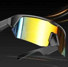 I000304 Smart Sunglasses  IPX5 Waterproof, Touch Control, Audio Call, Music Playback, Customizable  Universal Compatibility