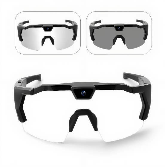 I0131 Smart Glasses  Video Camera, IPX4 Waterproof, Real-time Translation  Universal Compatibility