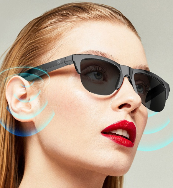 I000146 Smart Sunglasses  Wireless Audio, Music Playback, Bluetooth Call  Universal Compatibility
