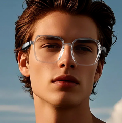 I000143 Smart Glasses  Anti-Blue Light, Bluetooth Music, Built-in Microphone, AI Function Expandable  Universal Compatibility