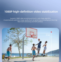 I0106 AI Smart Glasses Lightweight Material Compatible with iOS & Android