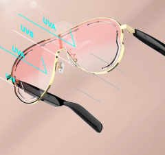 I000159 Smart Sports Sunglasses  UV Protection, Music Playback, HD Call, Open Ear Audio, Bluetooth  Universal Compatibility