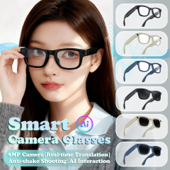 I0123 AI Smart Glasses with ChatGPT, AR Display & 8MP Camera Universal Compatibility