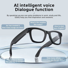 I0123 AI Smart Glasses with ChatGPT, AR Display & 8MP Camera Universal Compatibility