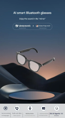 I0126 AI Smart Audio Sunglasses  AI Translation, Hands-free Call, Music Playback, Polarized Lens  Universal Compatibility