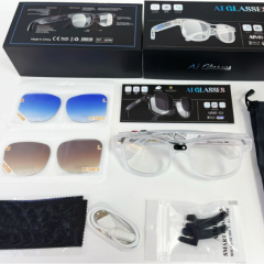 I0104 Smart Glasses Lightweight Material Bluetooth & WiFi Compatible