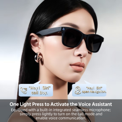 I0123 AI Smart Glasses with ChatGPT, AR Display & 8MP Camera Universal Compatibility