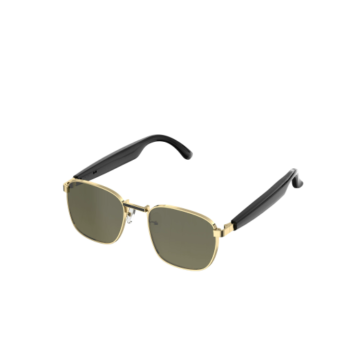 I0128 AI Smart Sunglasses  Bluetooth Audio, Music Playback, Customized Logo  Universal Compatibility