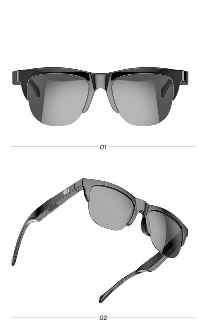 I000146 Smart Sunglasses  Wireless Audio, Music Playback, Bluetooth Call  Universal Compatibility