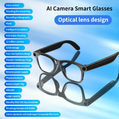 I0120 AI Smart Translation Glasses Hands-Free Camera Video Call Music Glasses