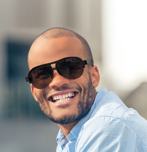 I000145 Smart Sunglasses  Bluetooth Connection, Built-in Speaker, Wireless Audio  Universal Compatibility