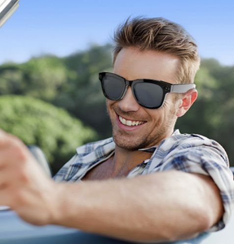 I000305 AI Smart Glasses  8MP Camera, Real-Time Language Translation, Voice Wake-up, Photo & Video Shooting, Recording  Universal Compatibility