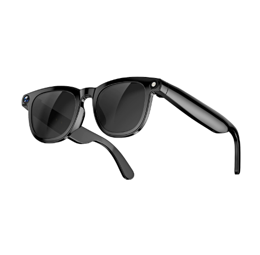 I0111 Smart Wireless Sunglasses with Bluetooth 5.4 Camera, Live Recording, Hands-Free Call & Music, UV Protection, Multi-Language Support
