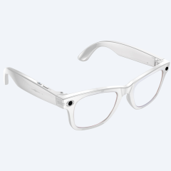 White-framed anti-blue light lenses