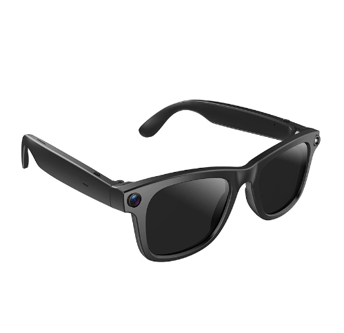 I0122 Smart Glasses with Blue Light Blocking, Directional Audio, AI Translation & 1080P Resolution Universal Compatibility