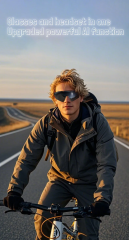 I0129 Smart Sunglasses  AI Translation, Deepseek AI Integration, Sports Safety Design  Universal Compatibility