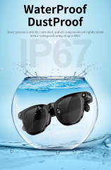 I0111 Smart Wireless Sunglasses with Bluetooth 5.4 Camera, Live Recording, Hands-Free Call & Music, UV Protection, Multi-Language Support