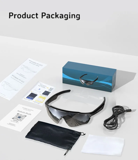I0129 Smart Sunglasses  AI Translation, Deepseek AI Integration, Sports Safety Design  Universal Compatibility
