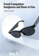 I0101 Smart Sunglasses with Open-Ear Wireless Earbuds, Bluetooth & AI Translator Universal Compatibility