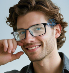 I000151 Smart Glasses Bluetooth Plug-in, UV Protection, Detachable Temples, Music Playback, Navigation, Call Function Universal Compatibility