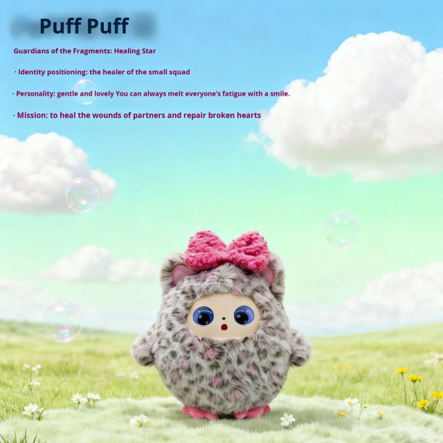 I0045 Jopark AI Intelligent Plush Toy Green Round Design, LCD Display Eyes, AI Talking, ODM Support, Kawaii Style Universal Use