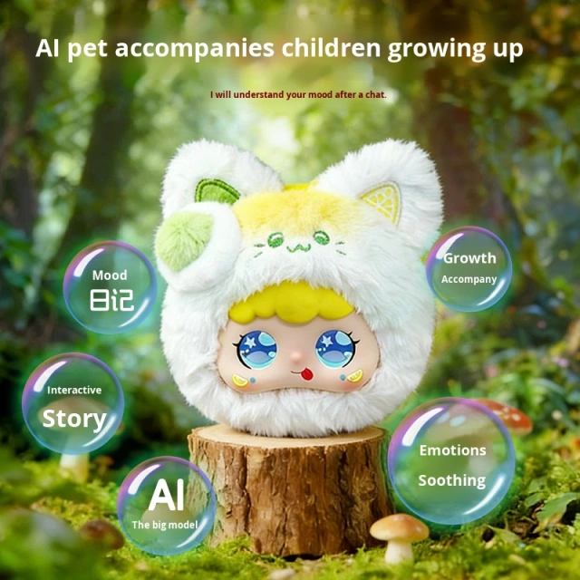 I0046 AI Plush Action Figures OEM Custom, Vinyl & Plastic Material, AI Face, Mystery Box, Hot-selling  Universal Use